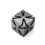 Black Carved-cube-of-shungite-stone