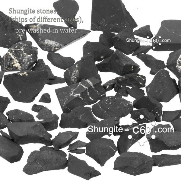 shungite for water raw stones