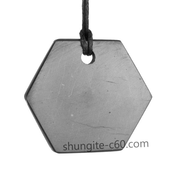 natural shungite crystal necklace for healing and protection