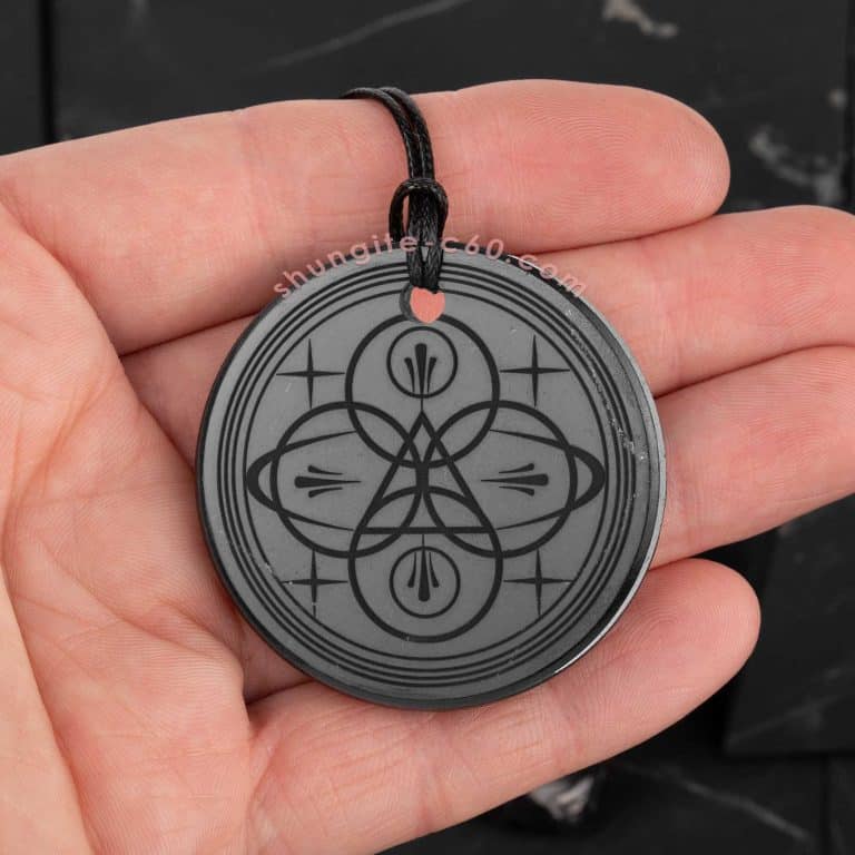 mandala necklace vision pendant