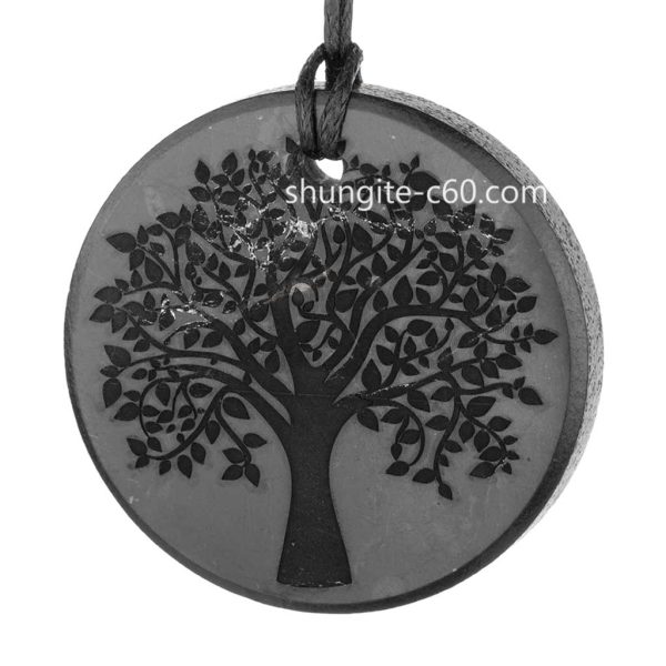 tree of life pendant of shungite