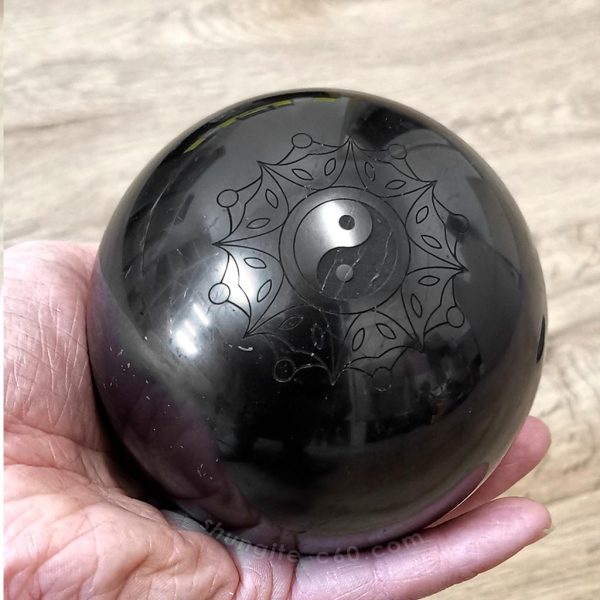 Yin and Yang shungite ball 90mm