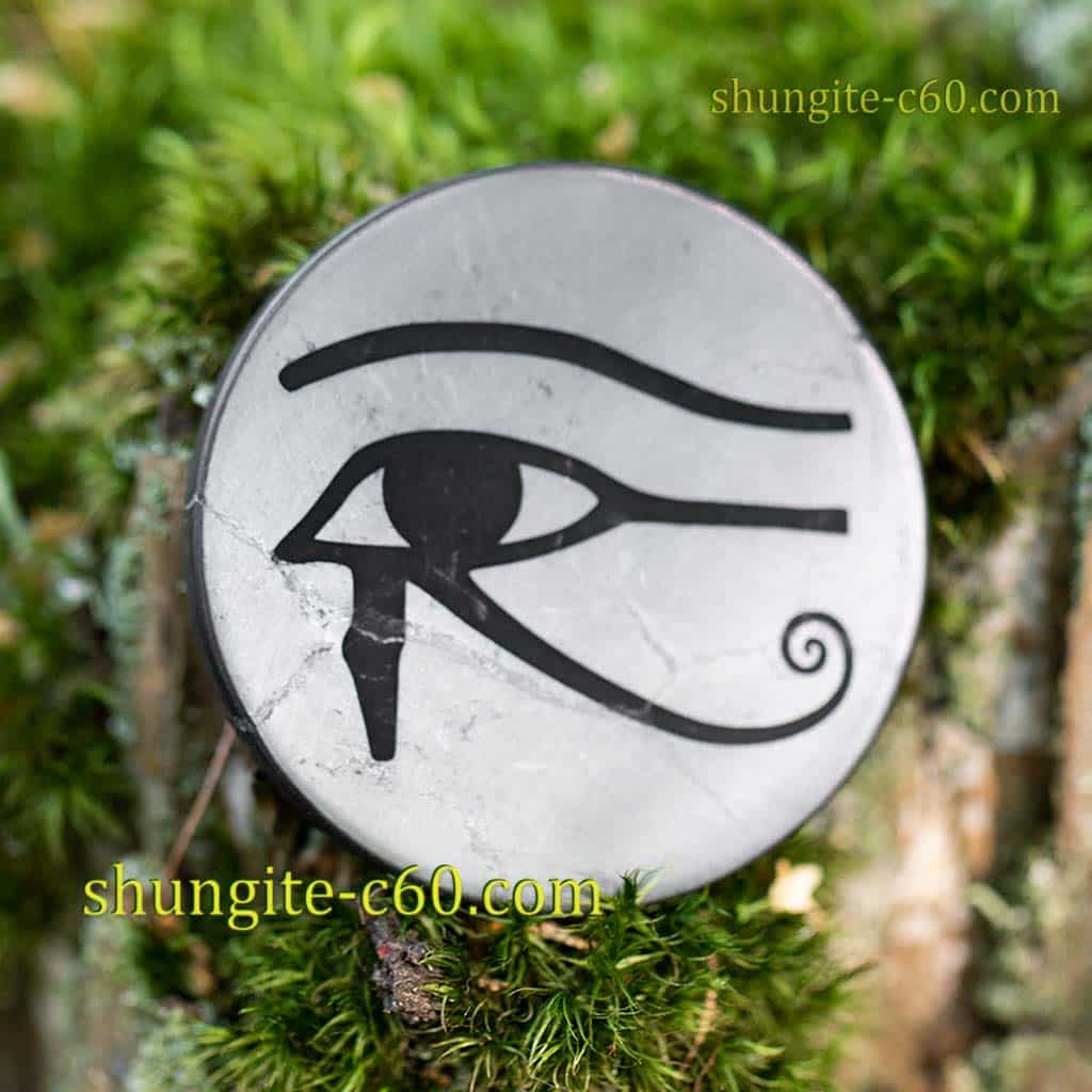 10 Unpolished Shungite Plates (20mm) With Free Pendant & Hoop – EMF Protection Stones By SlifeUSA