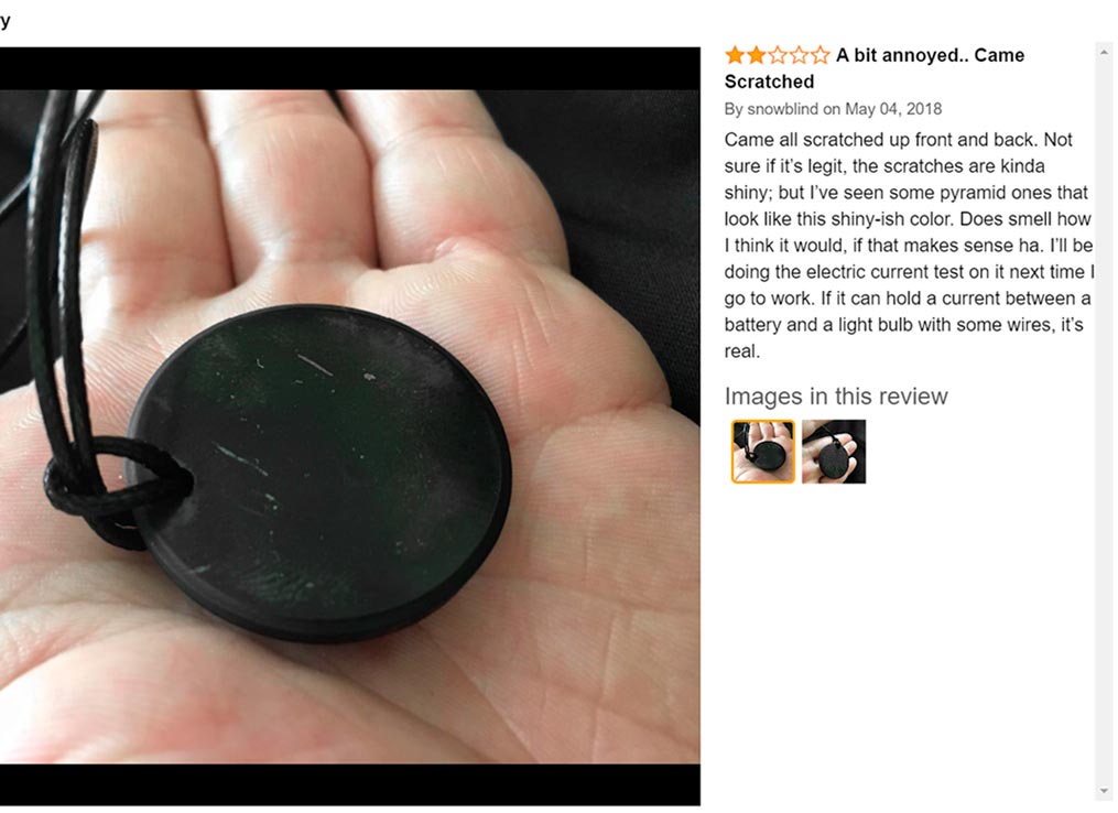 Shungite wearing made me doubt: was it painted? - Shungite-c60.com