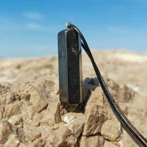 shungite crystal necklace from Karelia