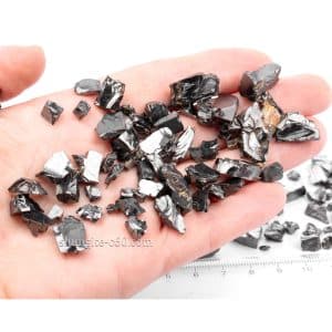 sizes of elite shungite stones on hand