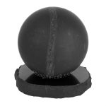 shungite sphere stand from russia