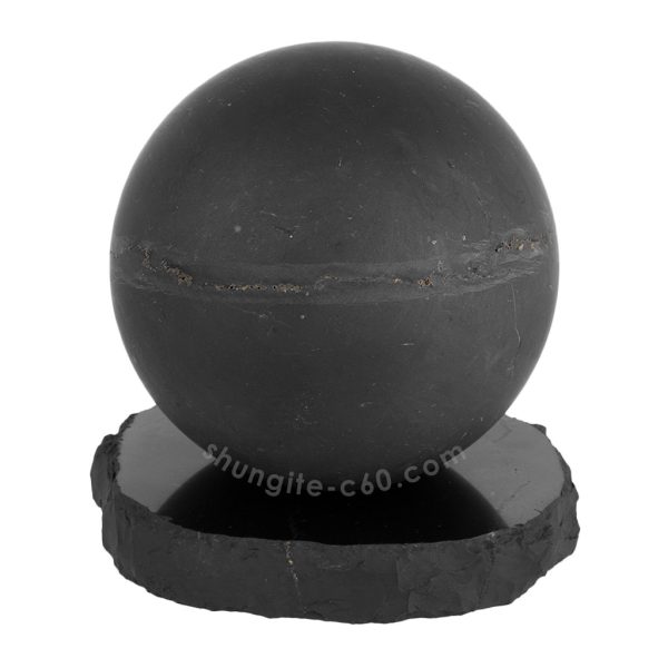 shungite sphere with stand