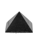 shungite polished pyramid 4 cm