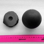 shungite sphere with stand 3.15 inches