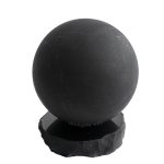 shungite sphere with stand of stone