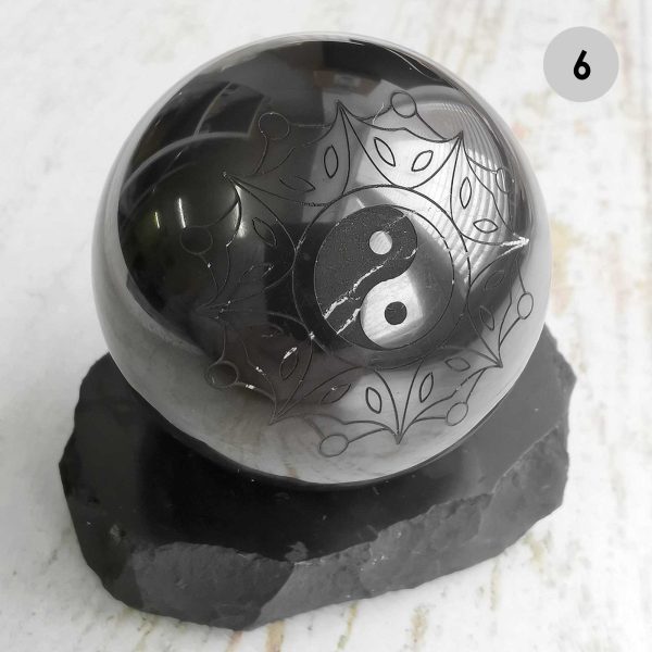 shungite wholesale usa engraved sphere