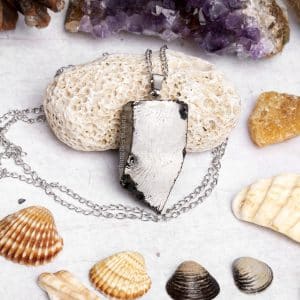 elite shungite pendant natural type 1 stone