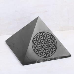 flower of life pyramid stone side angle