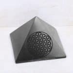 black stone pyramid rear surface